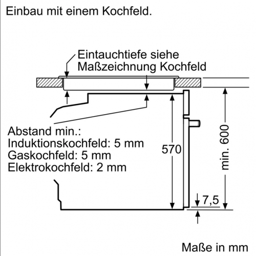 Neff B2 ACG 7 AN0 Einbaubackofen